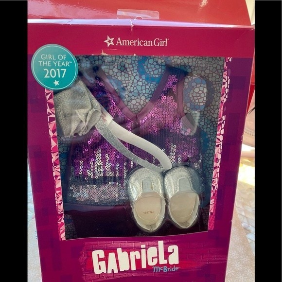 Retired American Girl Gabriella McBride GOTY 2017 Sparkling Sequins Outfit - Picture 2 of 3